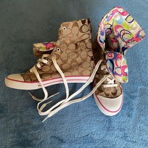 Authentic Coach High Top Sneakers
